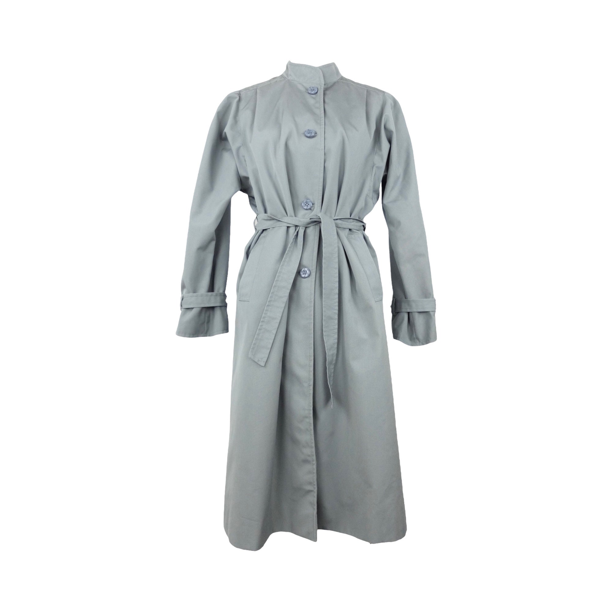 Vintage 70s Mod Hippie Utility Streetwear Basic Solid Grey