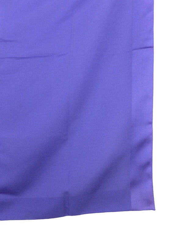 Vintage 70s Mod Basic Solid Bright Purple Large S… - image 2