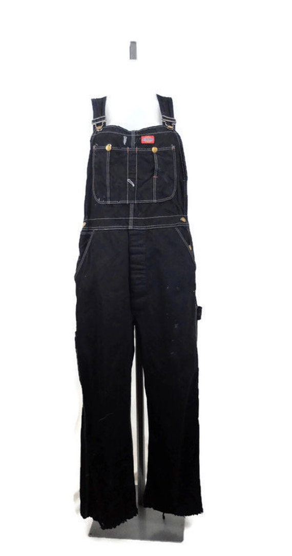 Vintage 1980's Dickies Black Utilitarian Dungaree Overall | Etsy