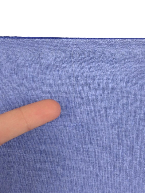 Vintage 90s Y2K Chic Basic Solid Purple Sheer Chi… - image 4