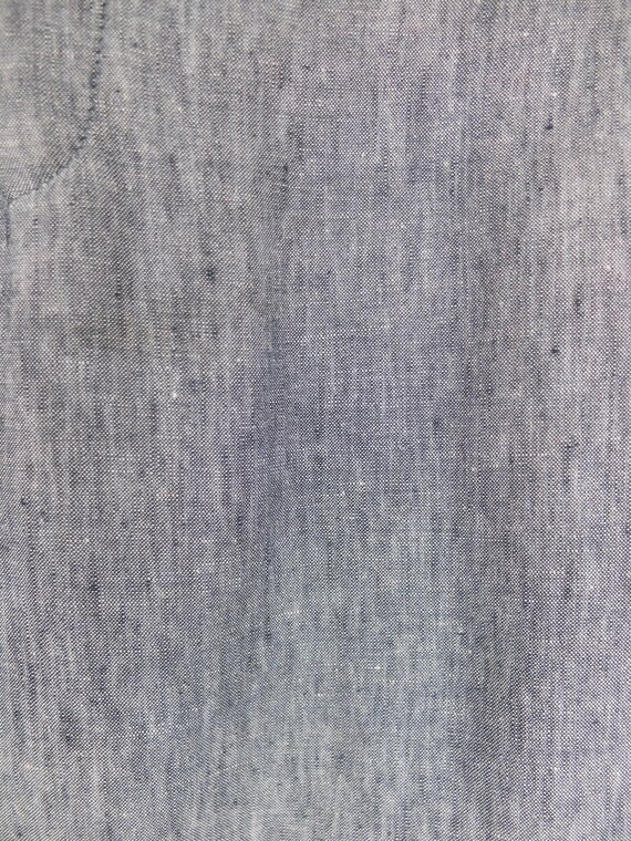 Vintage 70s Men's Mod Minimalist Solid Basic Grey… - image 5