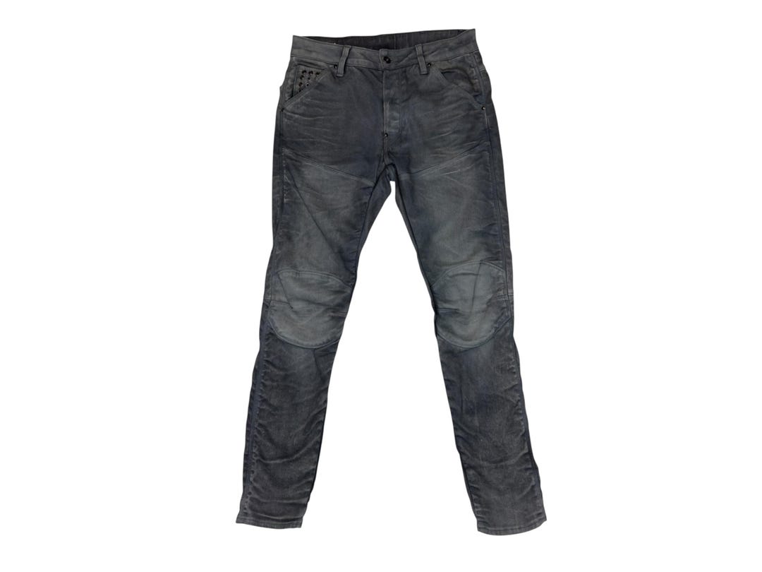 Vintage G-star Raw Moto Jeans | Patchwork Tapered Denim, 31