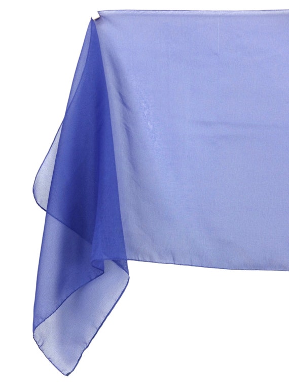 Vintage 90s Y2K Chic Basic Solid Purple Sheer Chi… - image 2