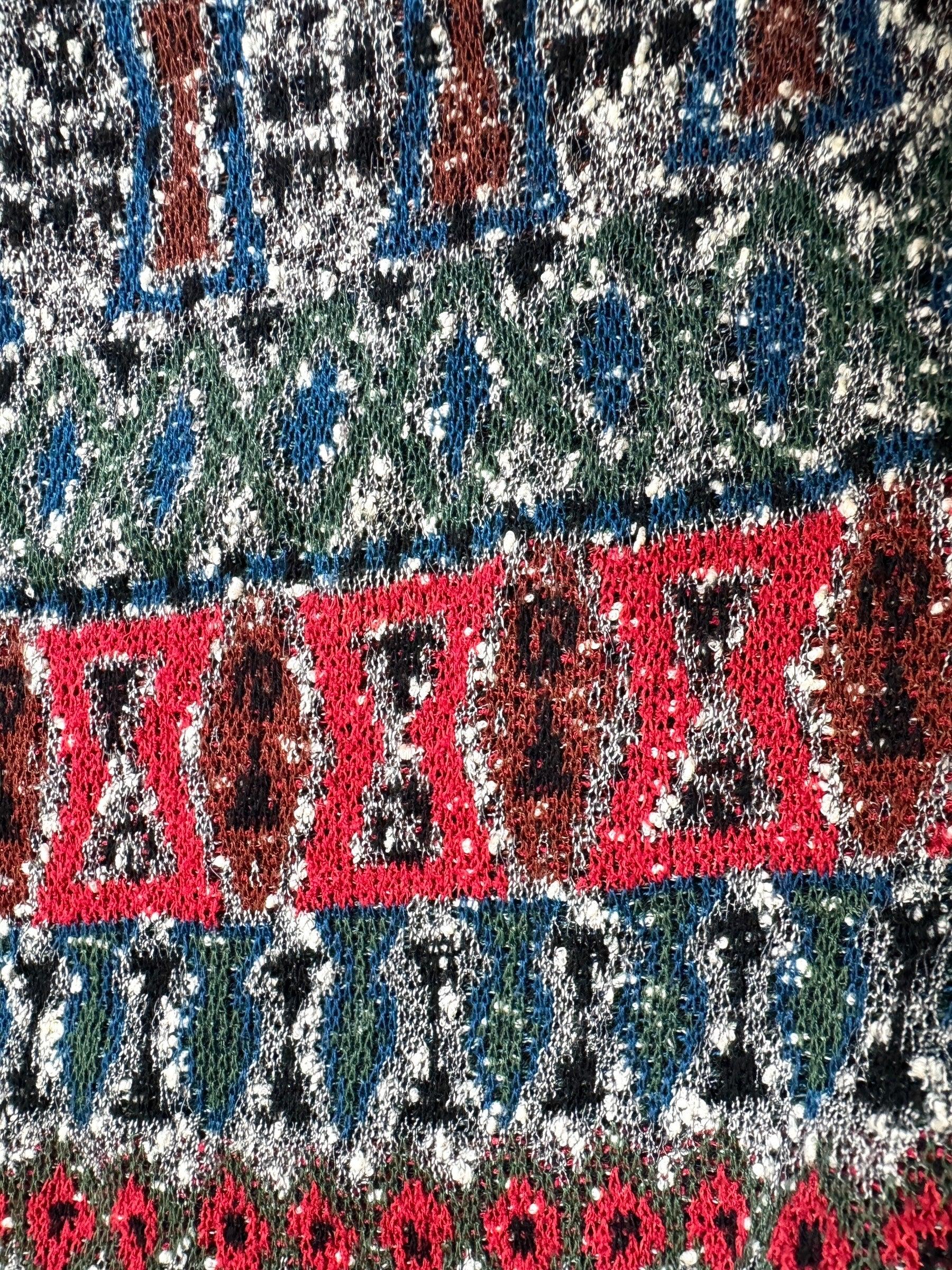 Vintage 90s Missoni Sport Knit Cardigan | Abstract Pattern, Men's
