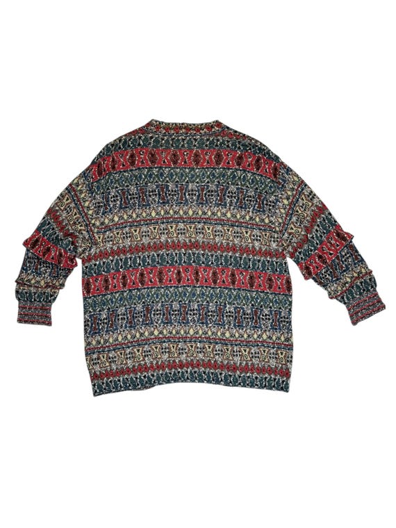 Vintage 90s Missoni Sport Knit Cardigan | Abstract Pattern, Men's