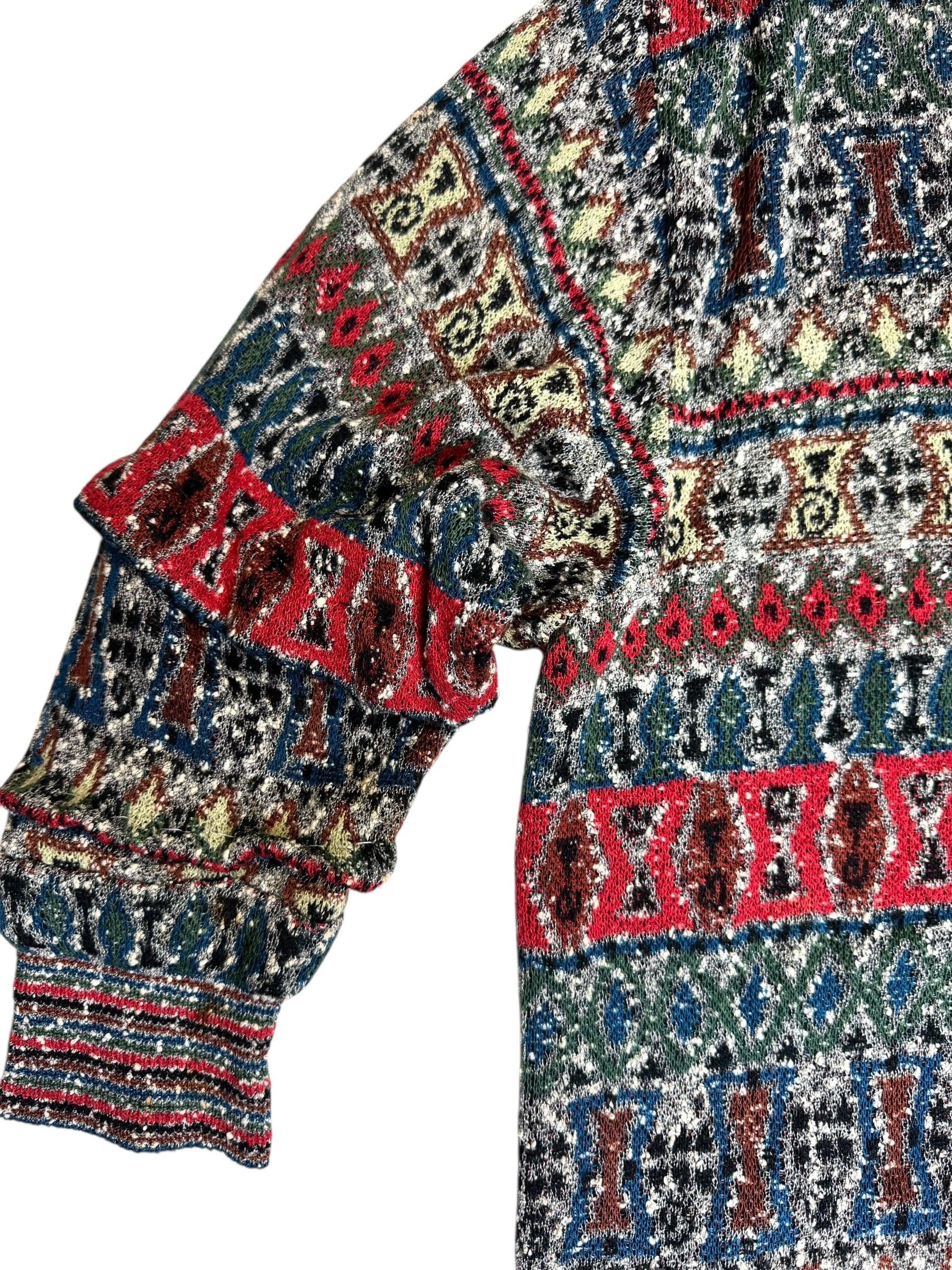 Vintage 90s Missoni Sport Knit Cardigan | Abstract Pattern, Men's