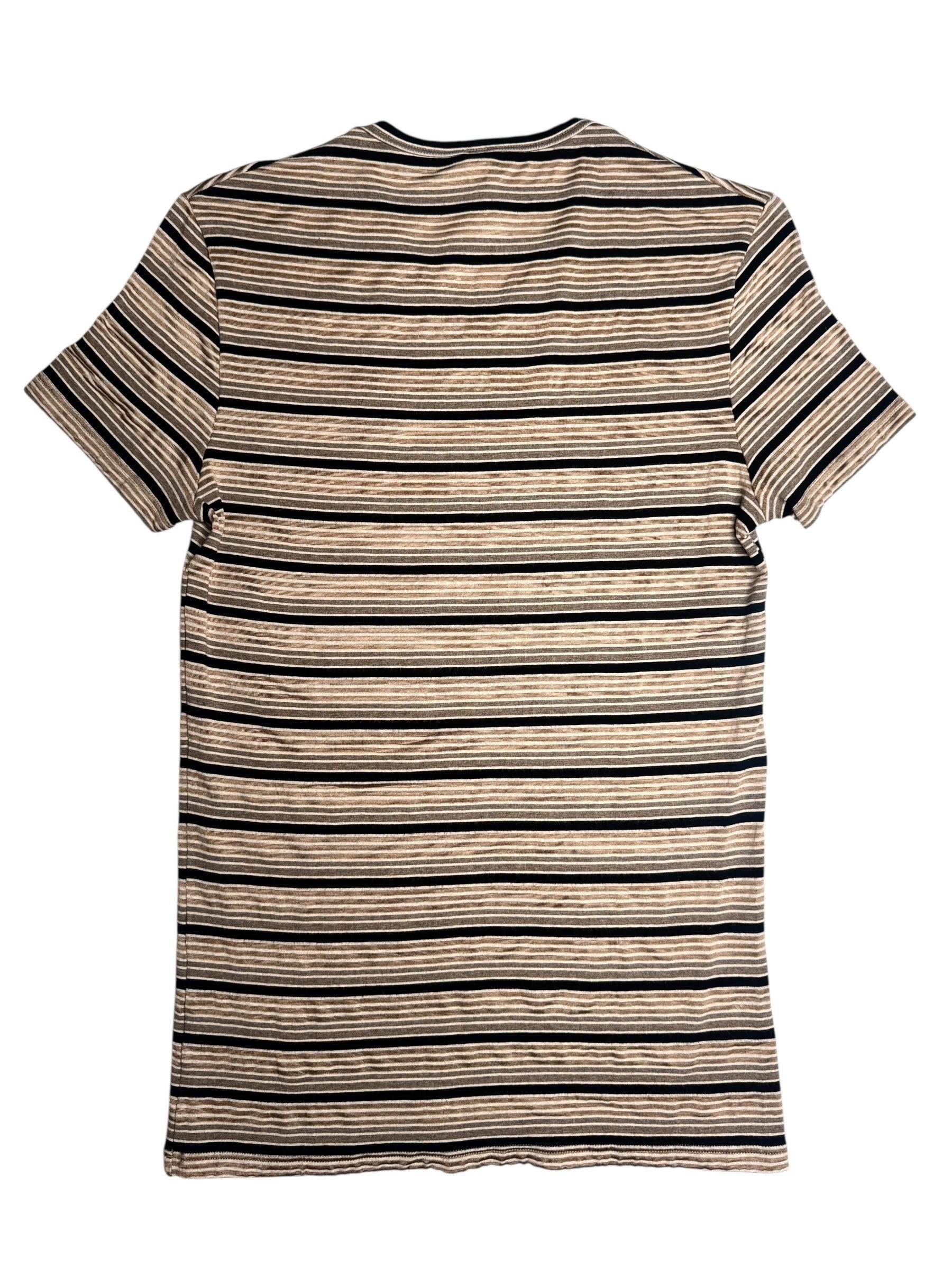 Vintage 2000s Y2K John Galliano Designer Striped V-neck Short