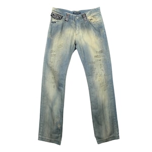Y2K Dolce Gabbana D&G Dark Washed Blue Jeans | 2000s 00s Era