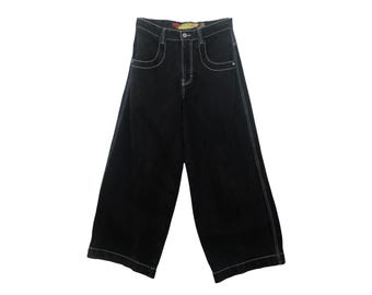 激安スーパーの“売上対決” JNCO Premium Carson Long Denim Shorts Skater Shorts Hip Hop 航空機・ヘリコプター