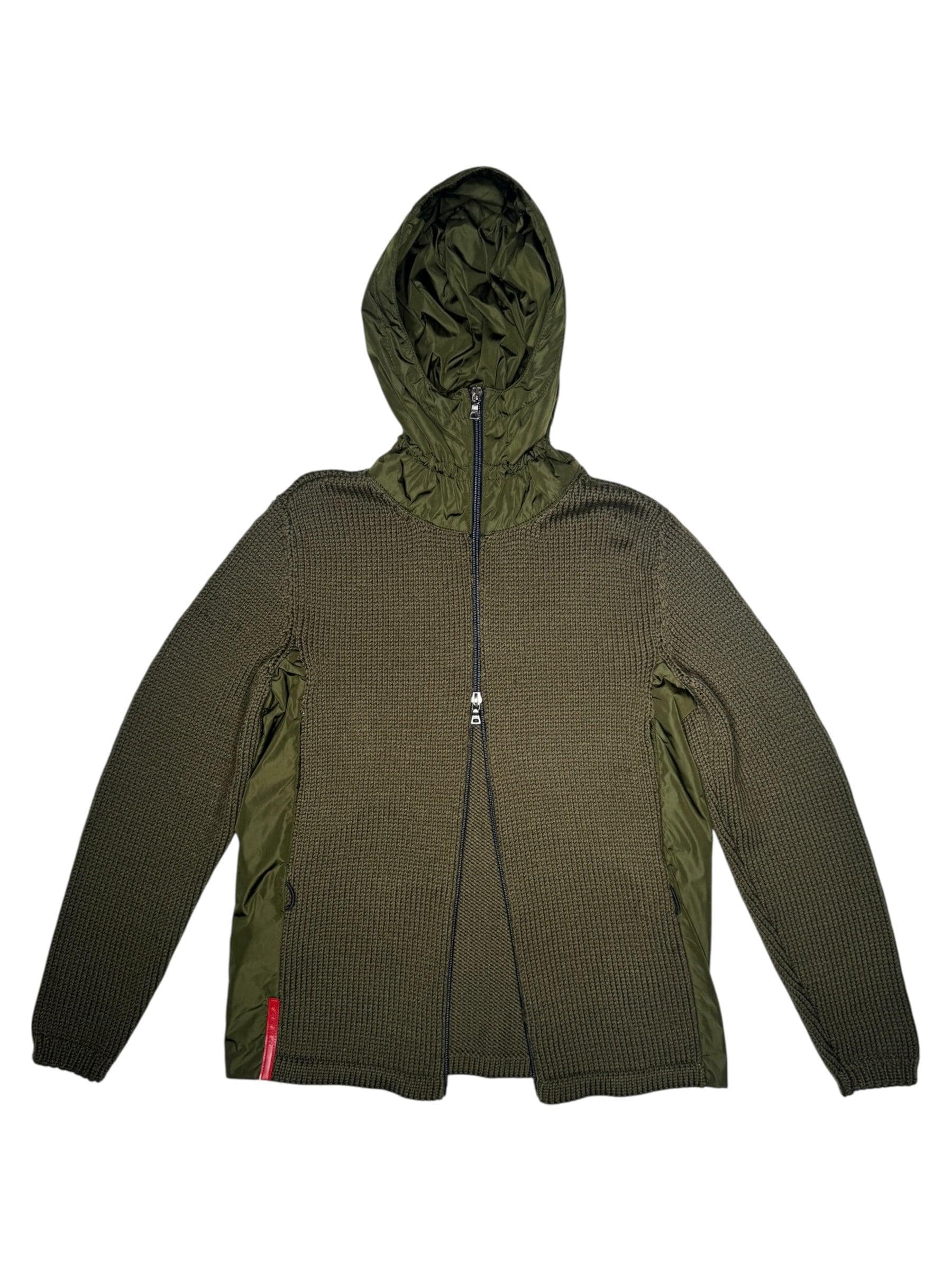 中古・古着通販PRADA (プラダ) PRADA ドライバーズニットジップ PRADA