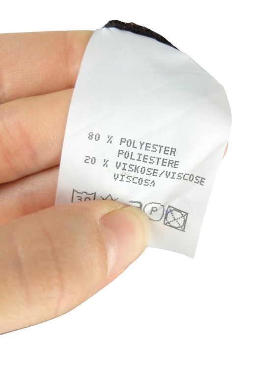 Vintage 90s Men’s Bohemian Solid Basic Dark Deep … - image 5