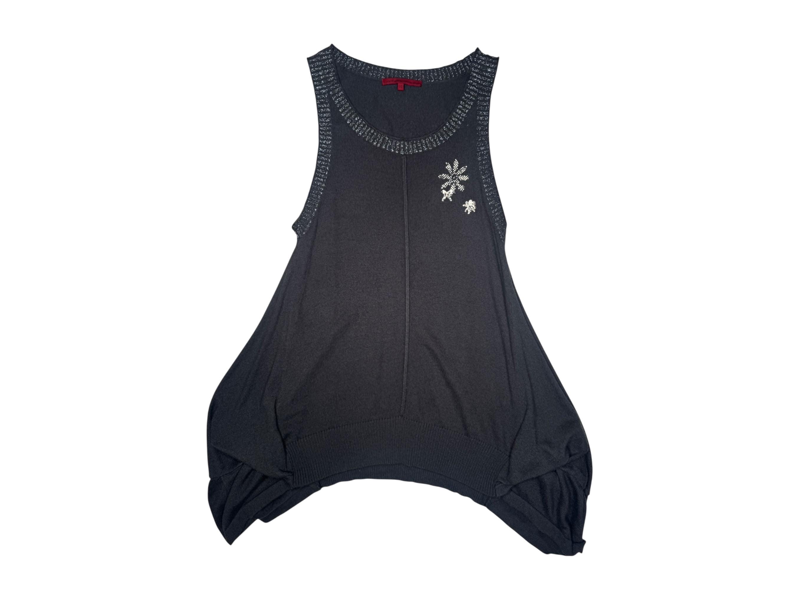 Ensemble Top Résille & Jupe Marithé & François Girbaud - Taille 38, Collector, Très Bon état