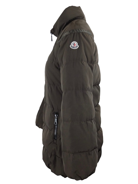 Vintage 2000s Y2K Moncler Down Feather Dark Brown Long Winter