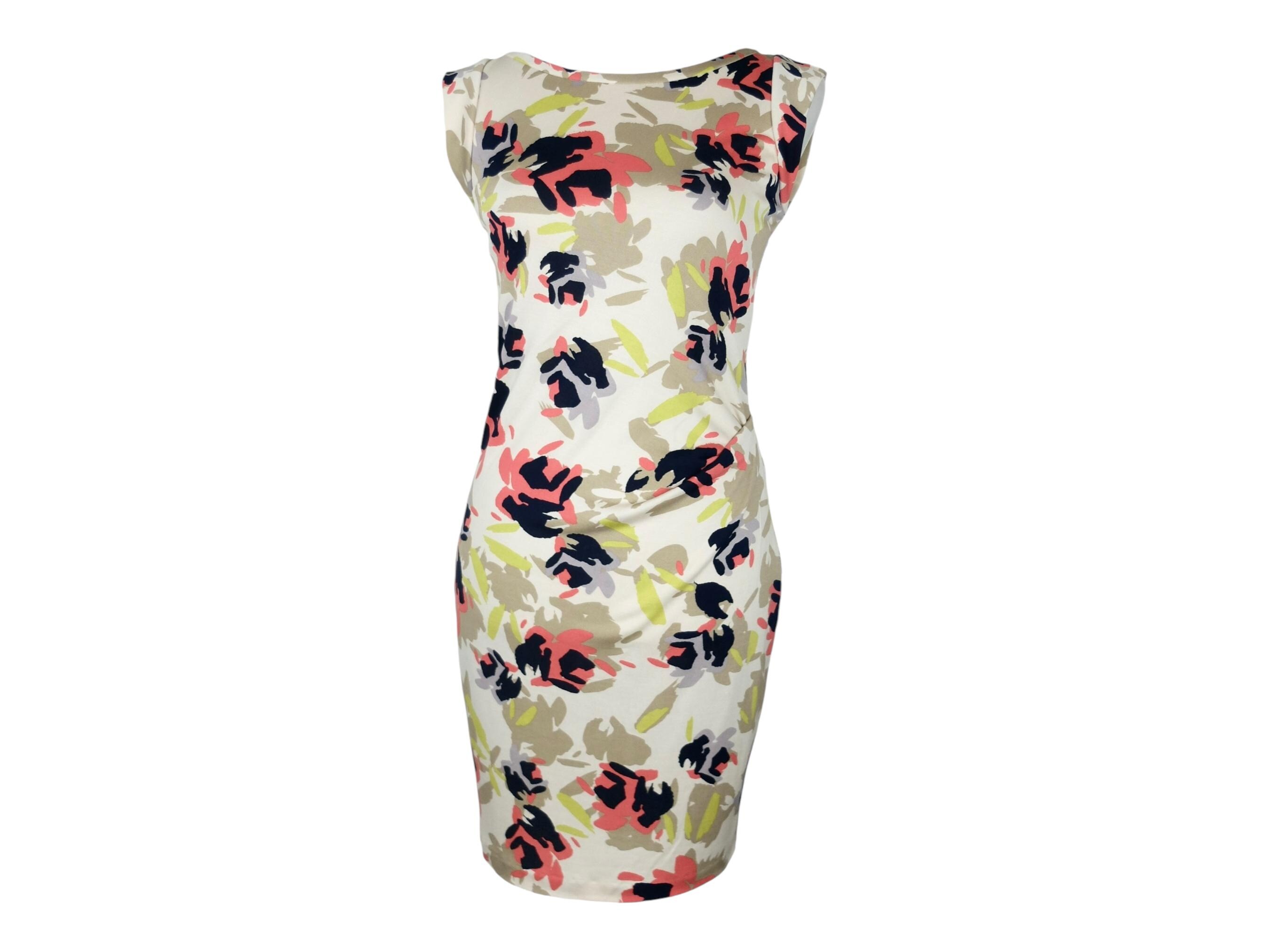 Vintage 2000s Y2K Diane Von Furstenberg Silk Abstract Floral