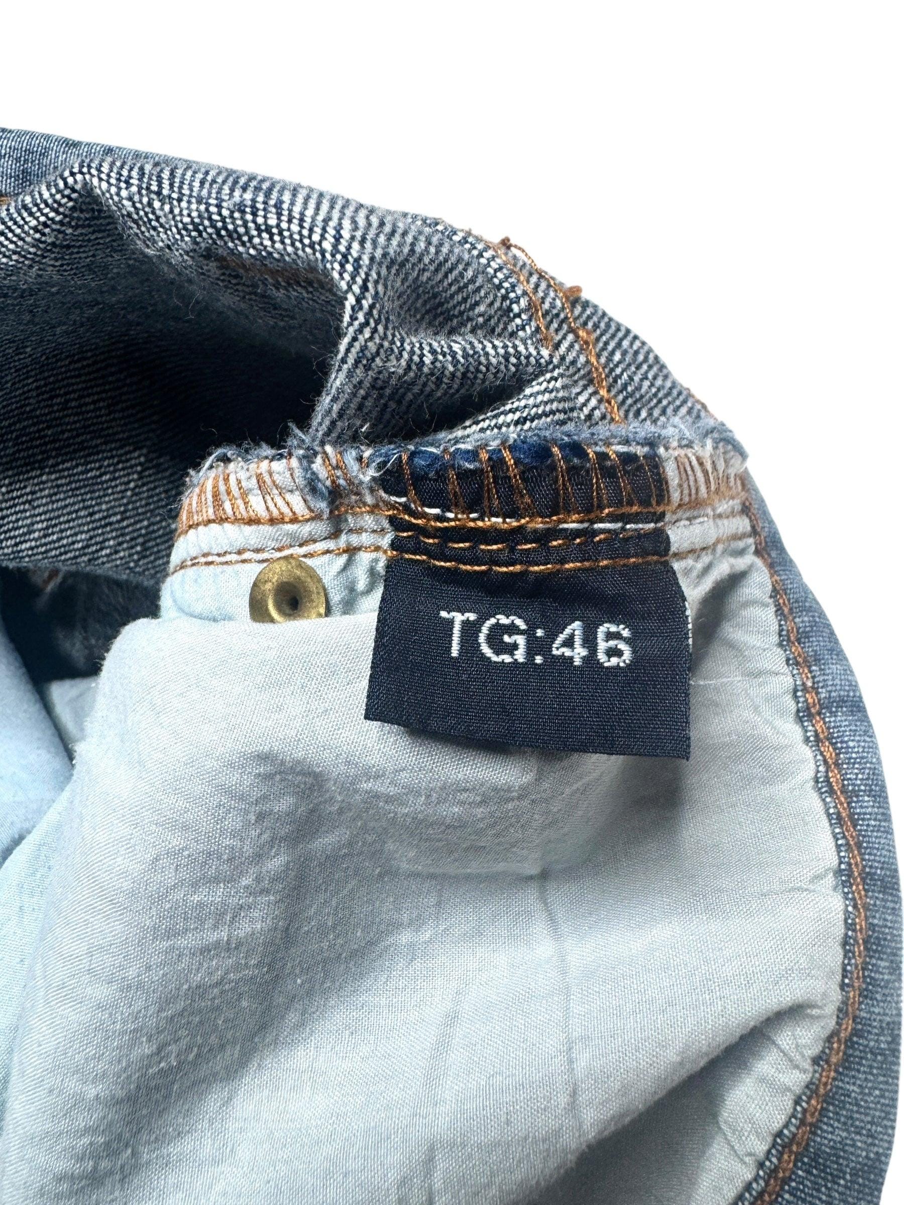 Vintage Just Cavalli Embroidered Bootcut Jeans | Y2K Acid Wash