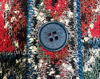 Vintage 90s Missoni Sport Knit Cardigan | Abstract Pattern, Men's