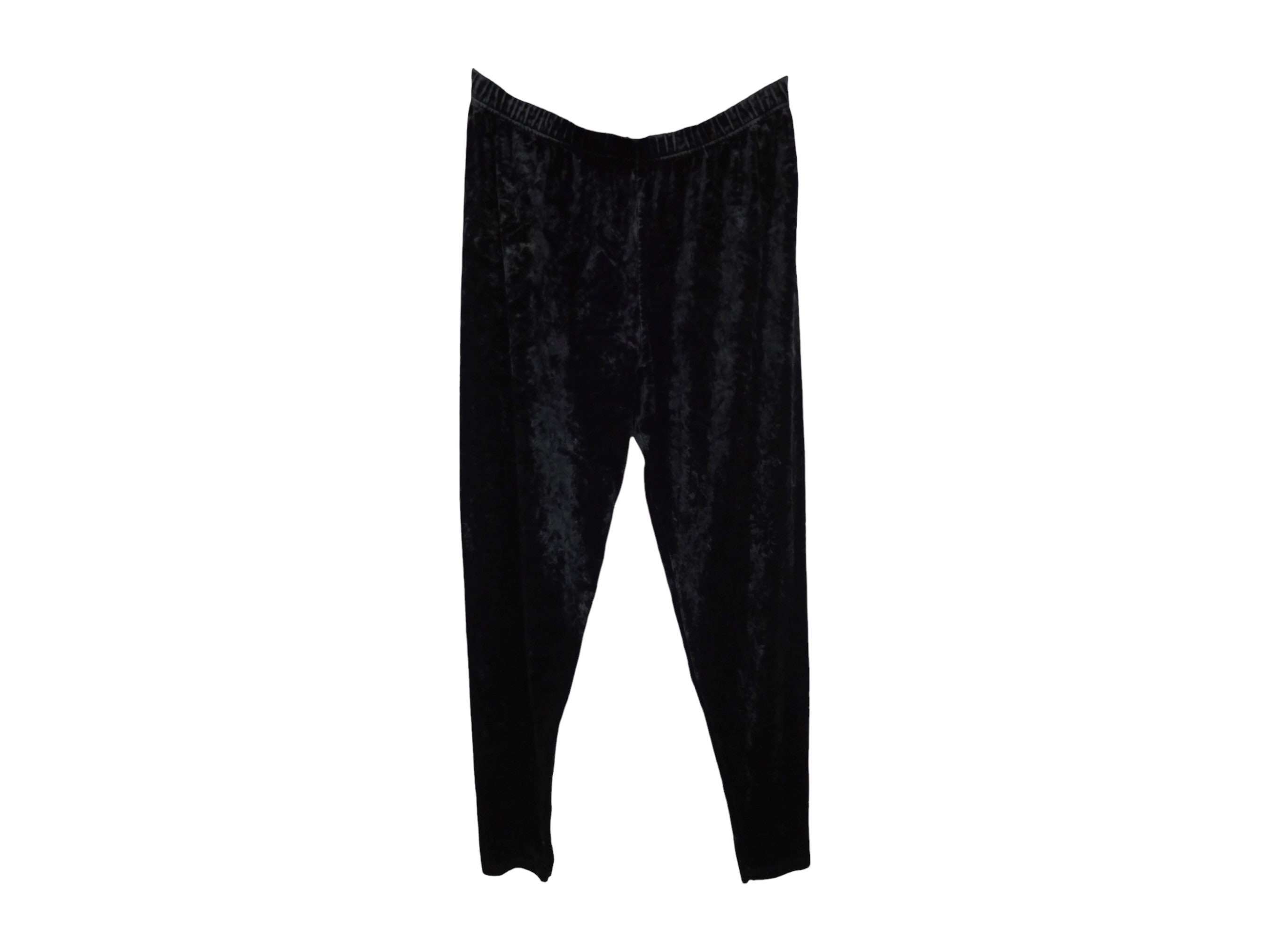 Black crushed velvet leggings  Polehog UK handmade clothing and gym wear