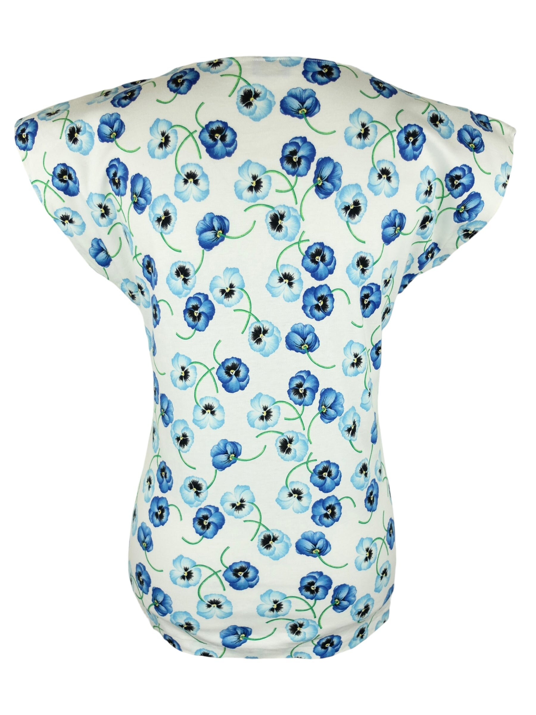 Vintage Kenzo Floral Cotton T-shirt | 2000s Y2K Designer Top, Size 