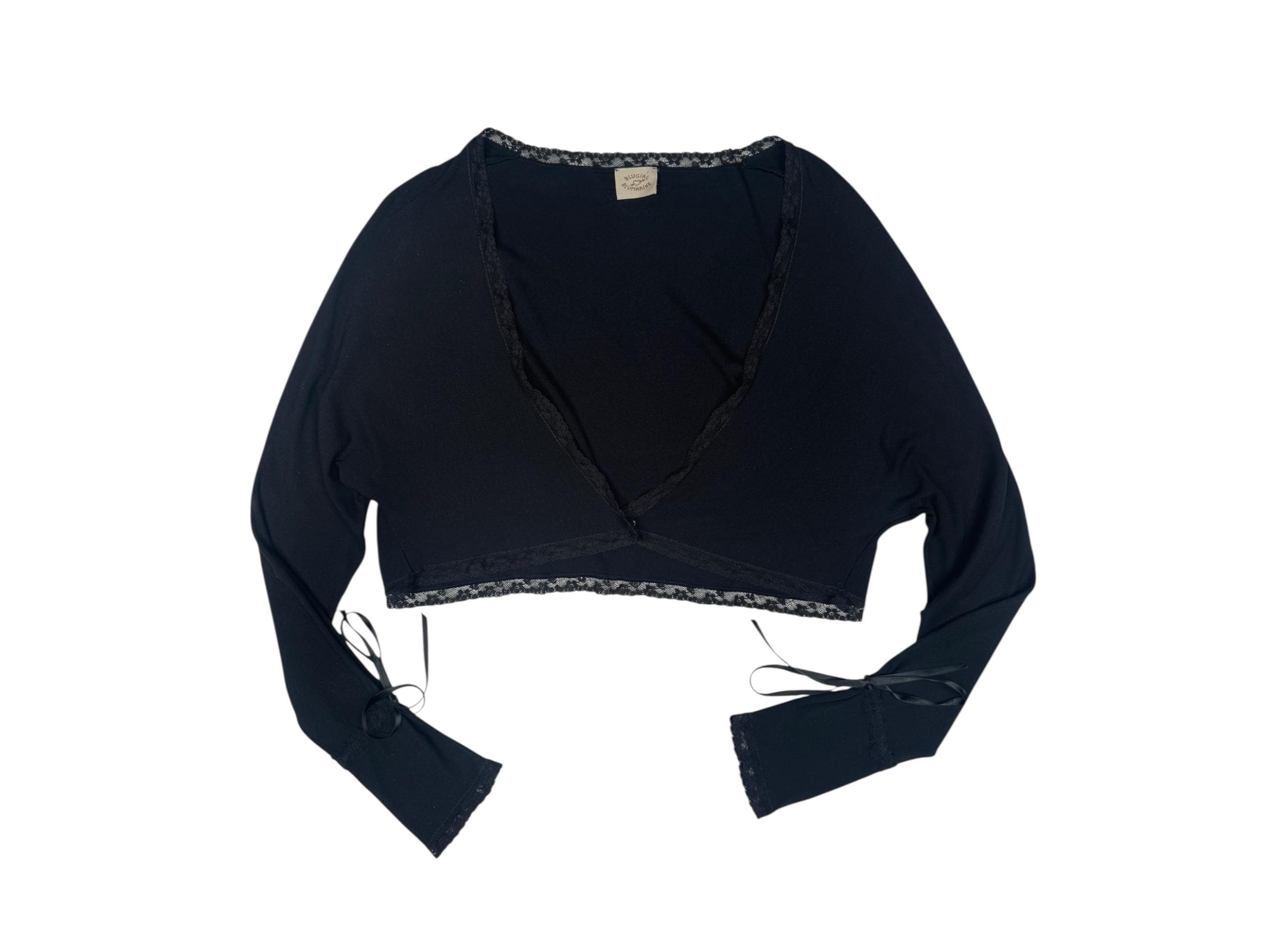 【美品✨】BLUGIRL BLUMARINE ★花柄★ニットアンサンブル★38 Wool sweater with painted flower - Blumarine