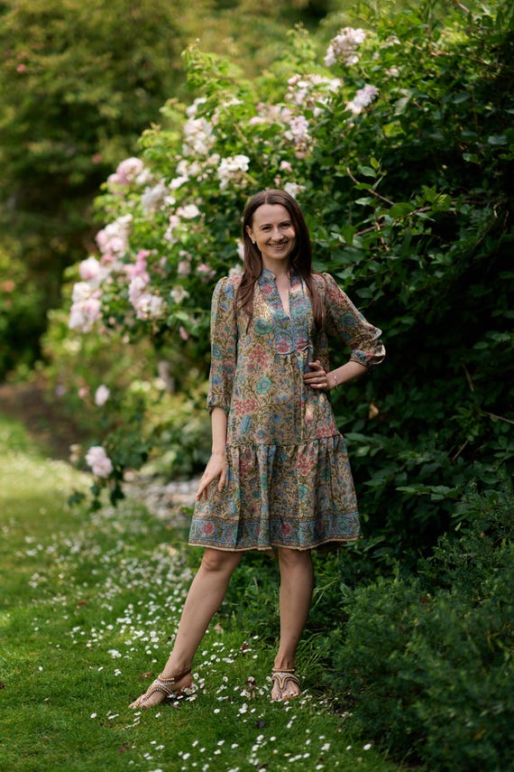ethical fashion dresses Beautiful Emerald Dress main image 0