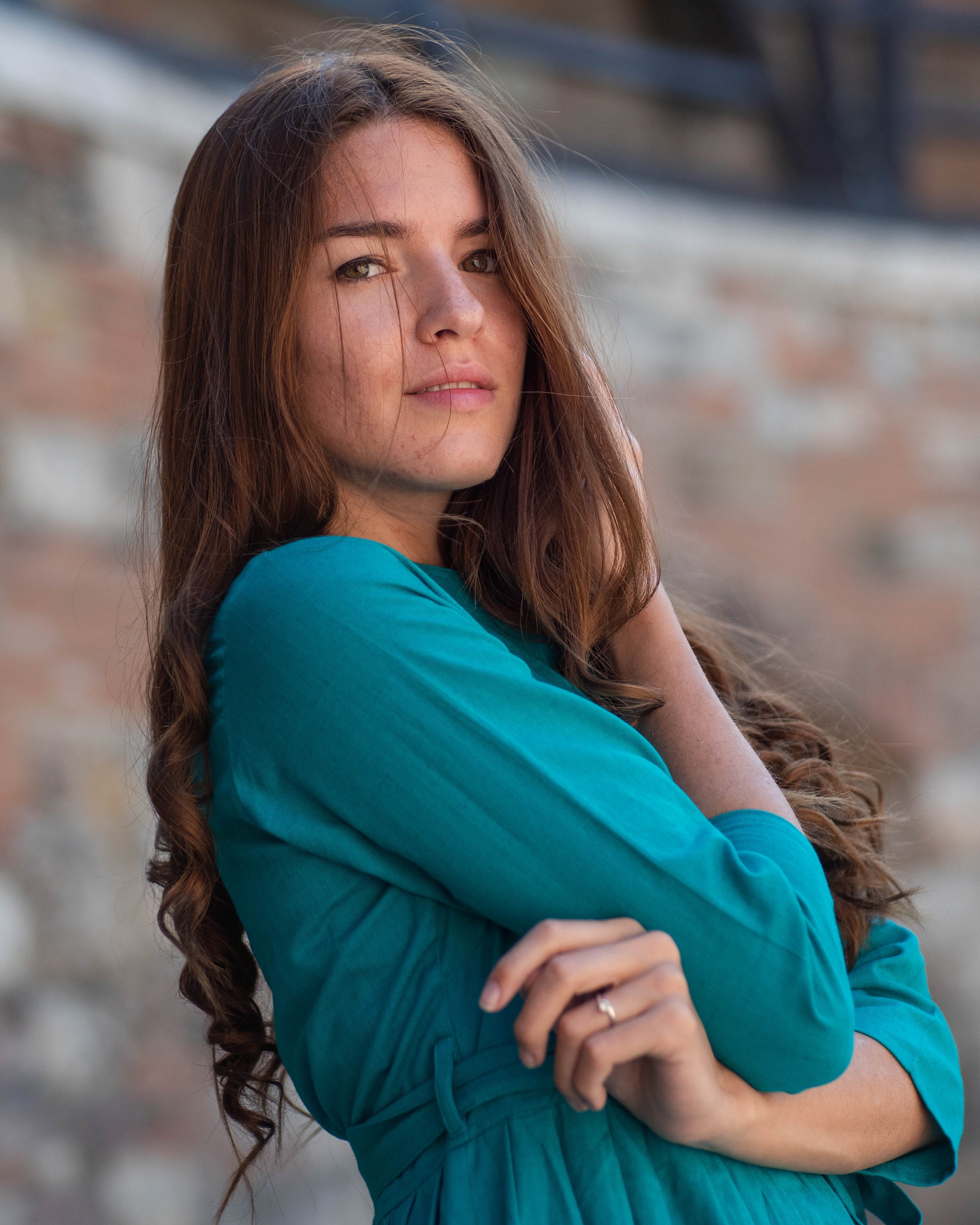 Sofia/turquoise Button Down Dress,pure Cotton,bohemian