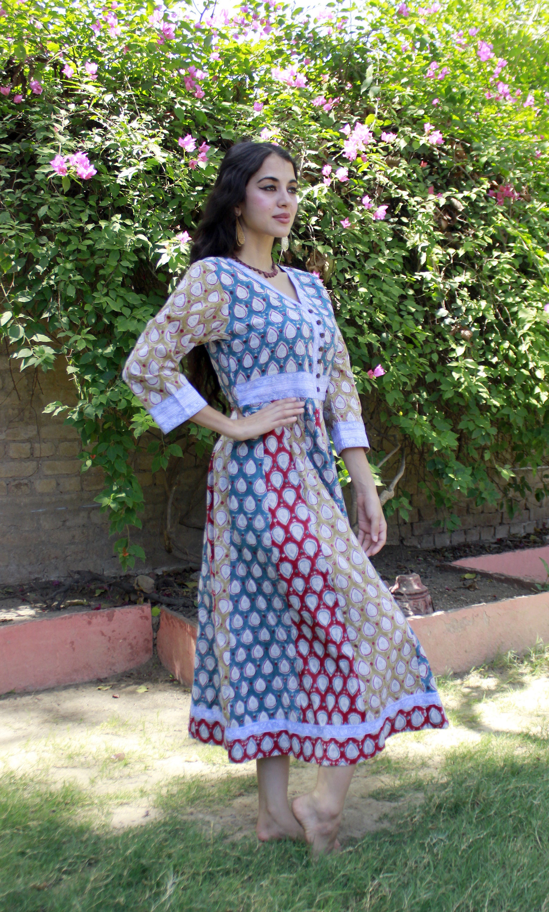 New Purnima DressPure CottonHand Block | Etsy