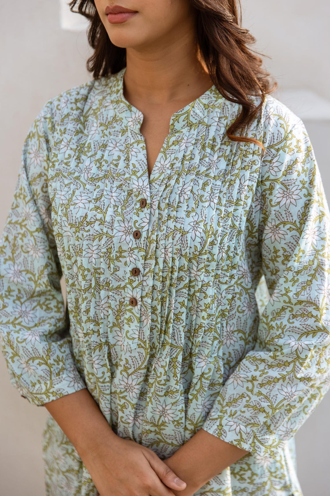 Jasmine Embroidery Tunic - White
