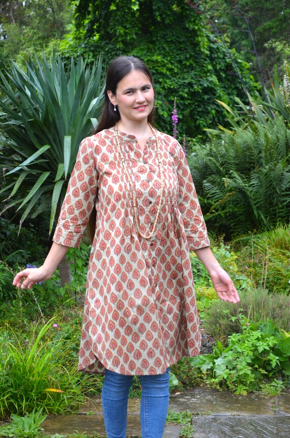 white christmas dresses Soft Blue Button-Front Tunic Dress with Rolled Sleeves