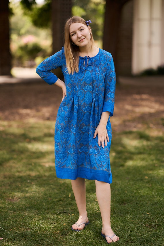 marina silk dress Marina Silky Maxi Dress in Blue Hydrangea