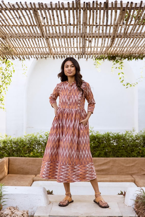 ethical brown dress Mayfair Maxi Dress Brown| Ethical Fashion