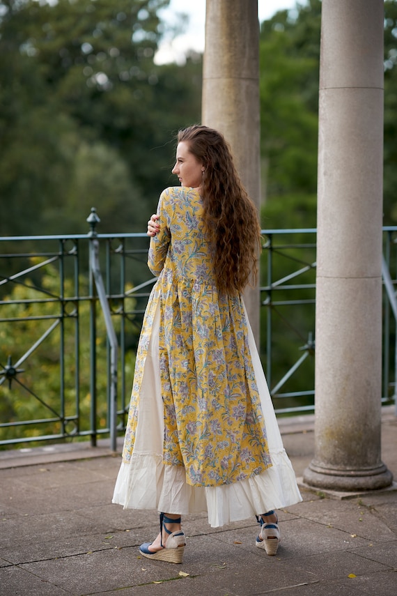 Yellow bohemian shop dress