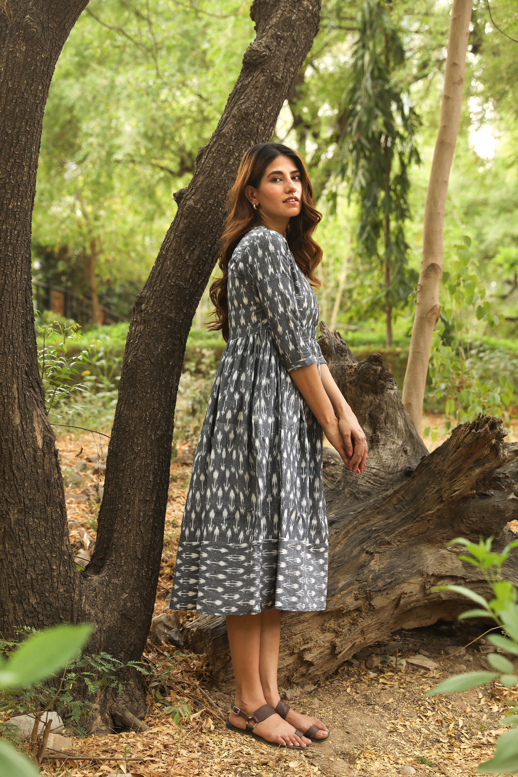 New Anokhi Dress,pure Cotton,handloom,ikat,bohemian,casual New Anokhi Dress,pure Cotton,handloom,ikat,bohemian,casual
