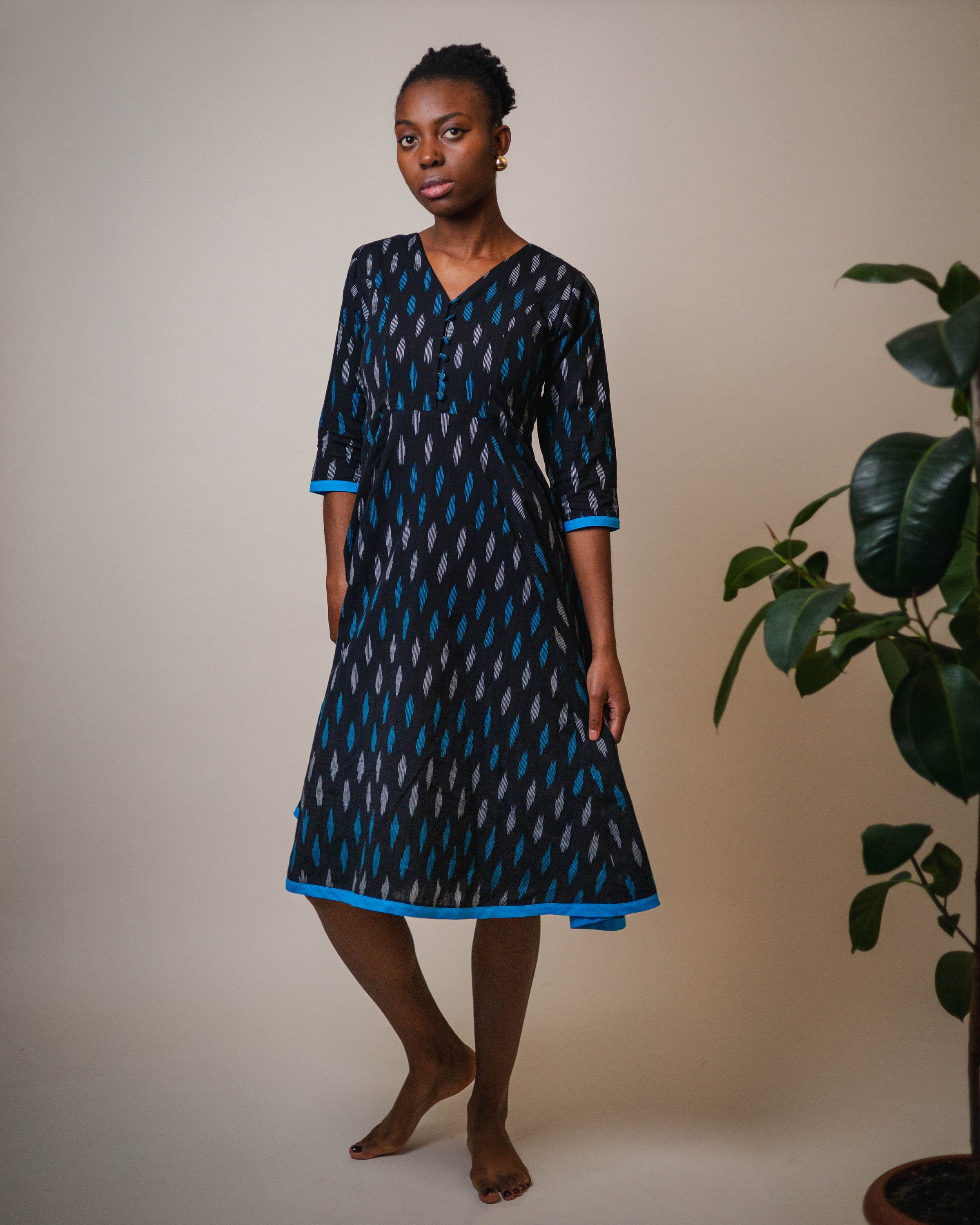 Ikat one piece dress sales