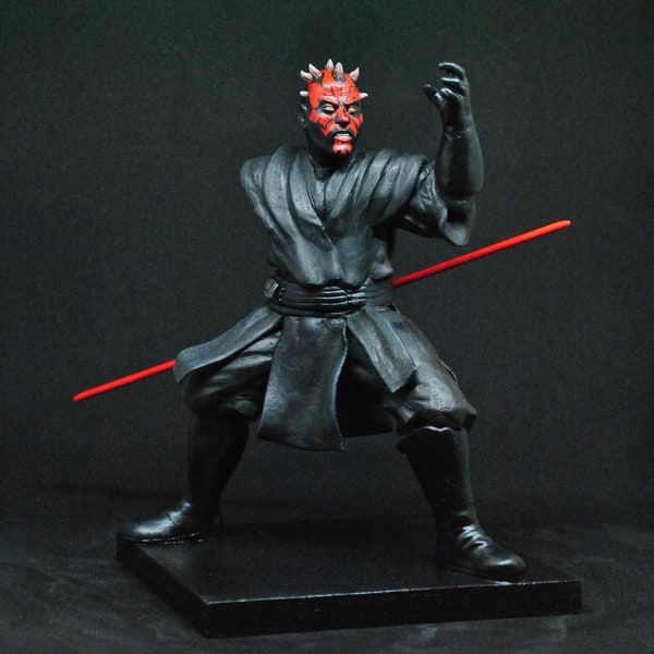 Statue de Dark Maul, une seule pièce