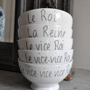 Bowl 100% personalized with a phrase, a first name, a nickname, writing, like a Breton bowl image 4