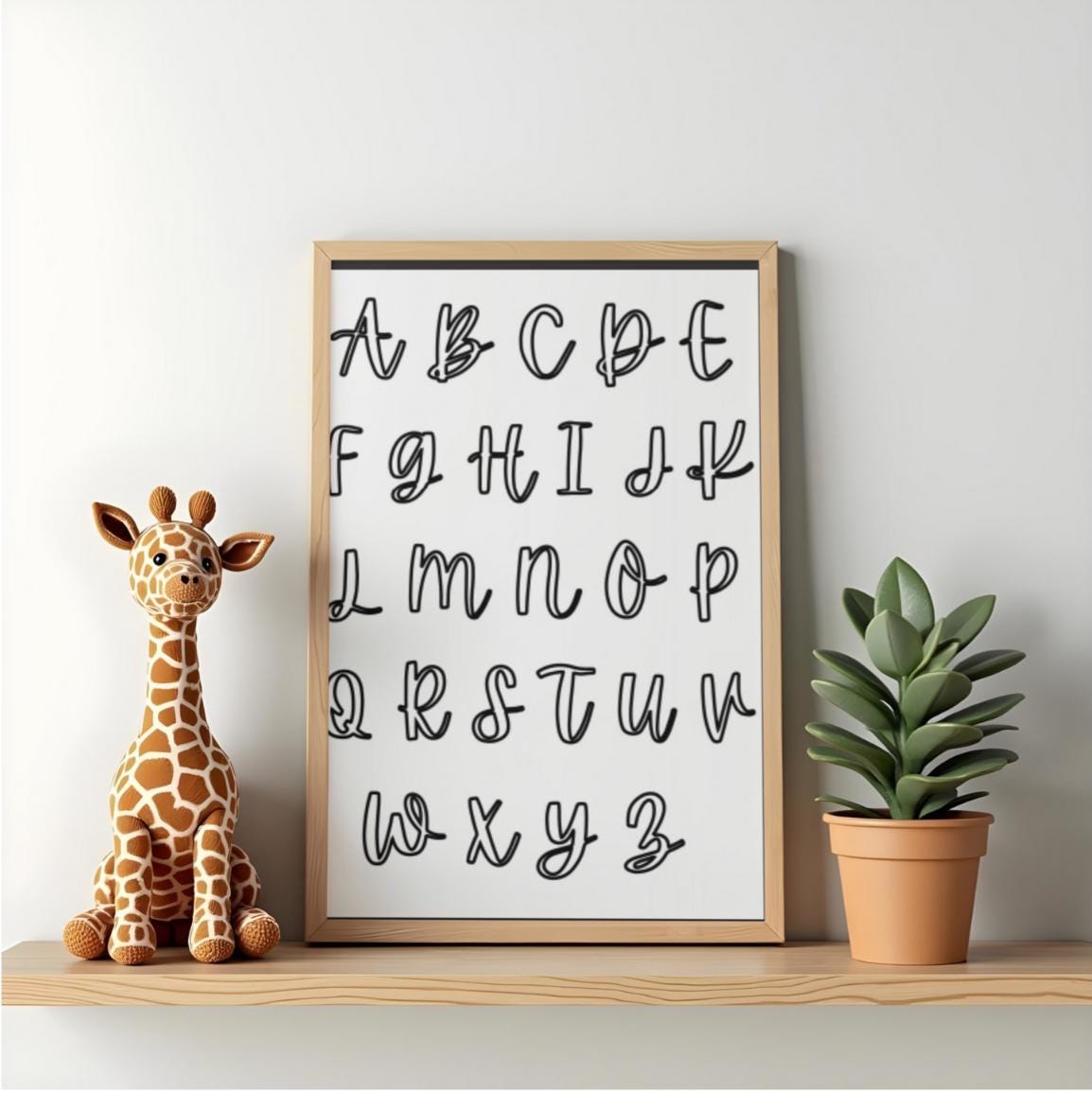 Printable A4 Alphabet Letters – 3 Various Fonts | Editable Classroom ...