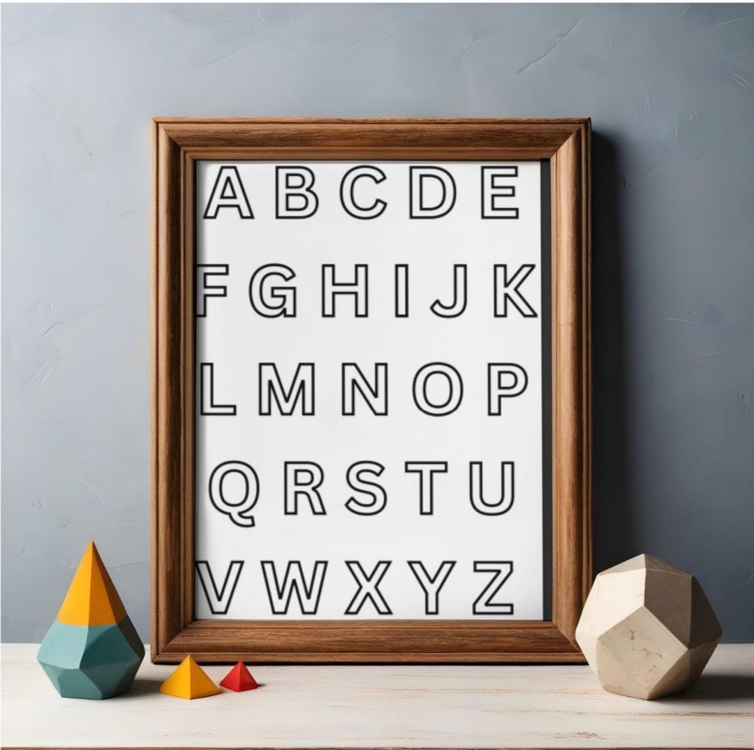 Printable A4 Alphabet Letters – 3 Various Fonts | Editable Classroom ...
