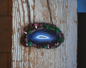 Collier Agate Mystique