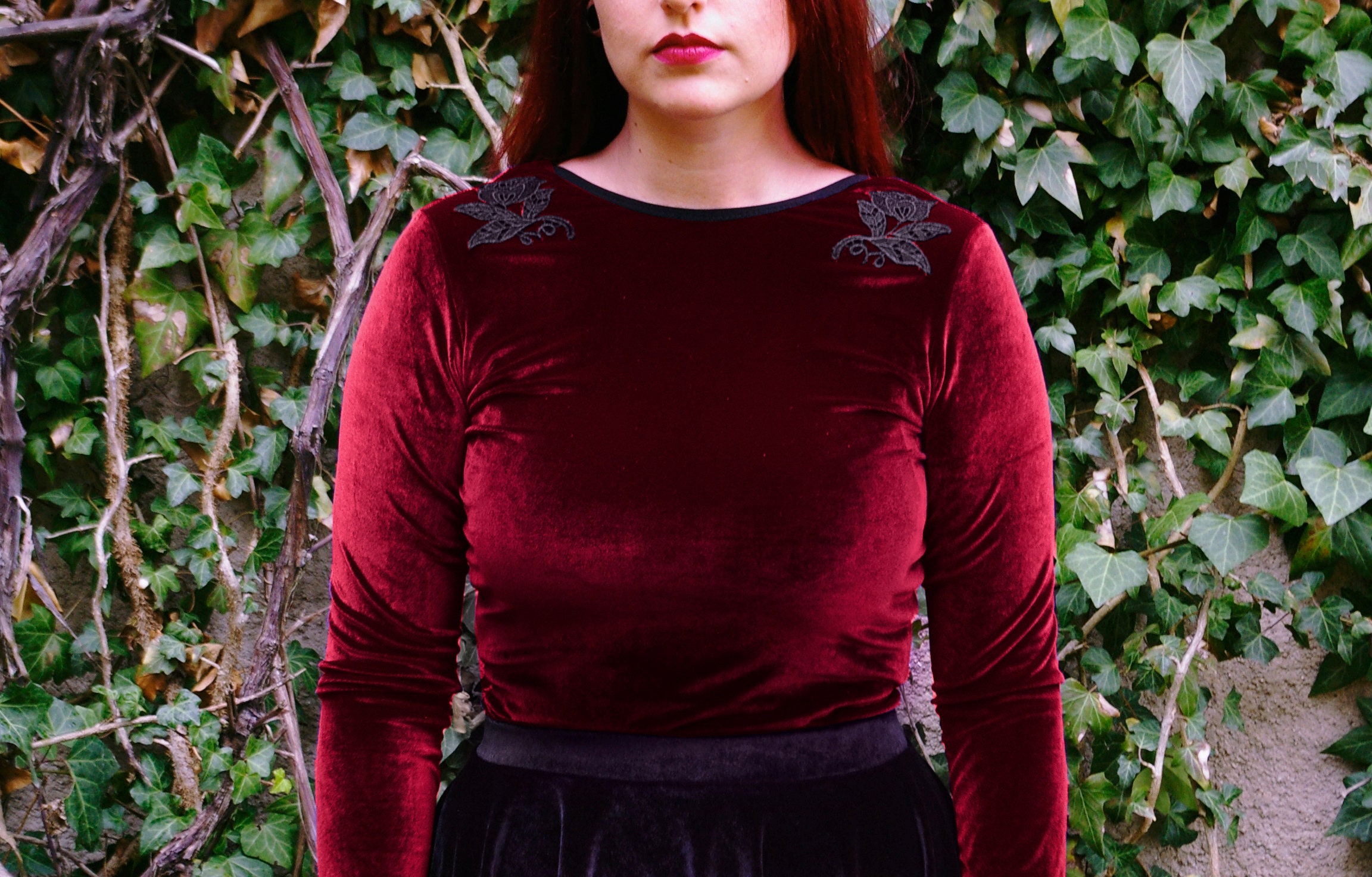 Velvet Crop Top - Etsy