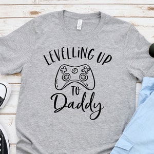 Leveled Up To Daddy, levelling up to Daddy svg, Gaming Daddy svg, New Daddy, First Fathers Day, Dad To Be svg, Future Dad svg, Fatherhood image 1