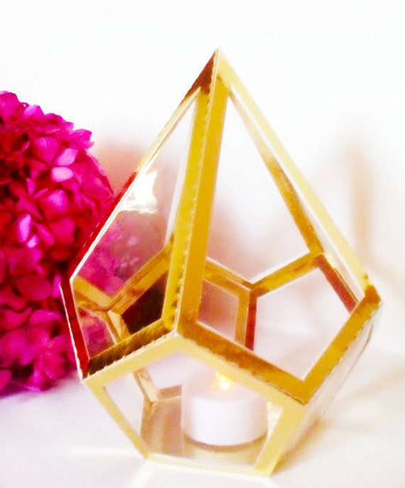 Download Geometric Candle Holder Svg Cricut Lantern Floor Lamp Etsy