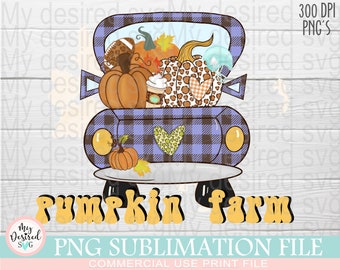 Pumpkins Truck Png, Pumpkin Patch Design, Truck With Pumpkins, Autumn Truck Png,Farm Truck, Pumpkin png, Sublimation Designs Downloads