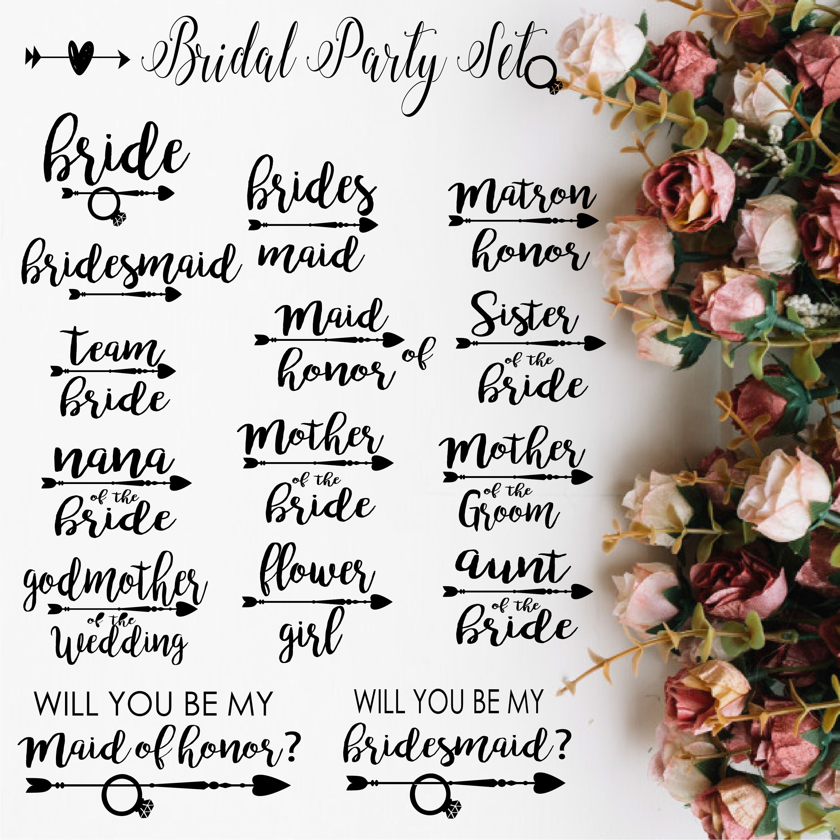 Download Bridal Shower Party SVG Bride SVG Wedding SVG Wedding ...