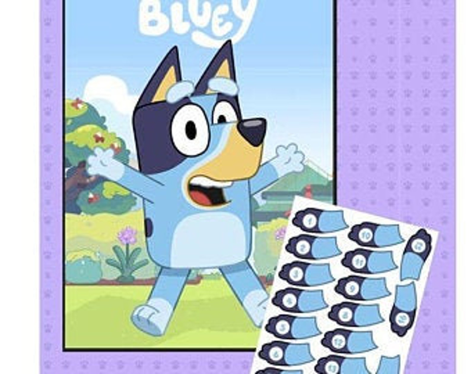 Digital Download Pin the Tail Game Birthday Party Game Etsy