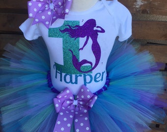 little mermaid outfit for 1 year old