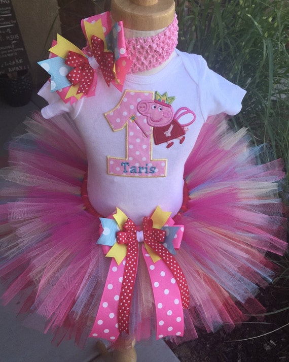 peppa pig birthday tutu