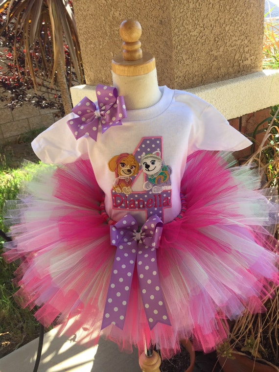 paw patrol birthday tutu