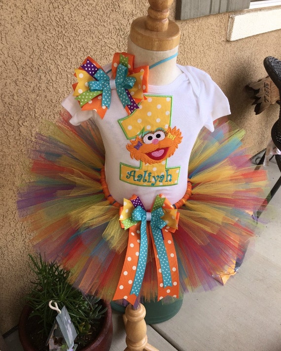 sesame street tutu dress