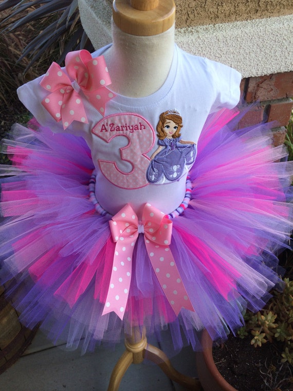 sofia the first 3rd birthday outfit
