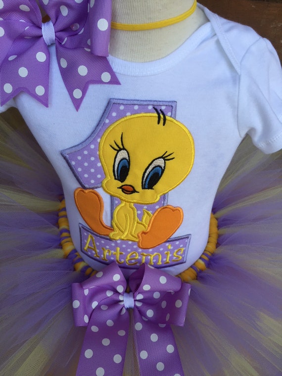 Tweety bird birthday outfit Clearance